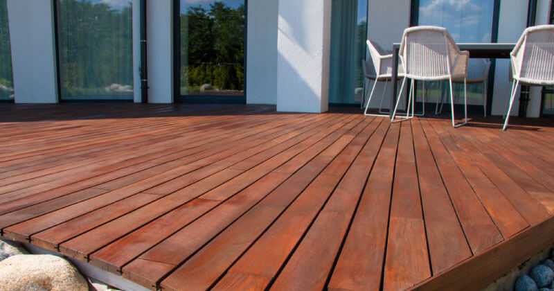 What is wood decking?